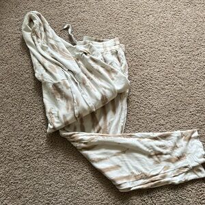 Rachel Zoe Tie-Dye Jogger Pants and hooded top set Size Medium